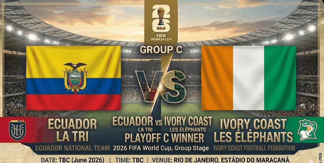 Ecuador vs Ivory Coast