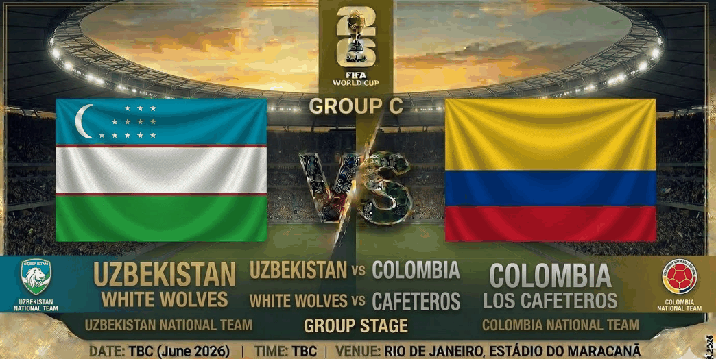 Uzbekistan vs Colombia