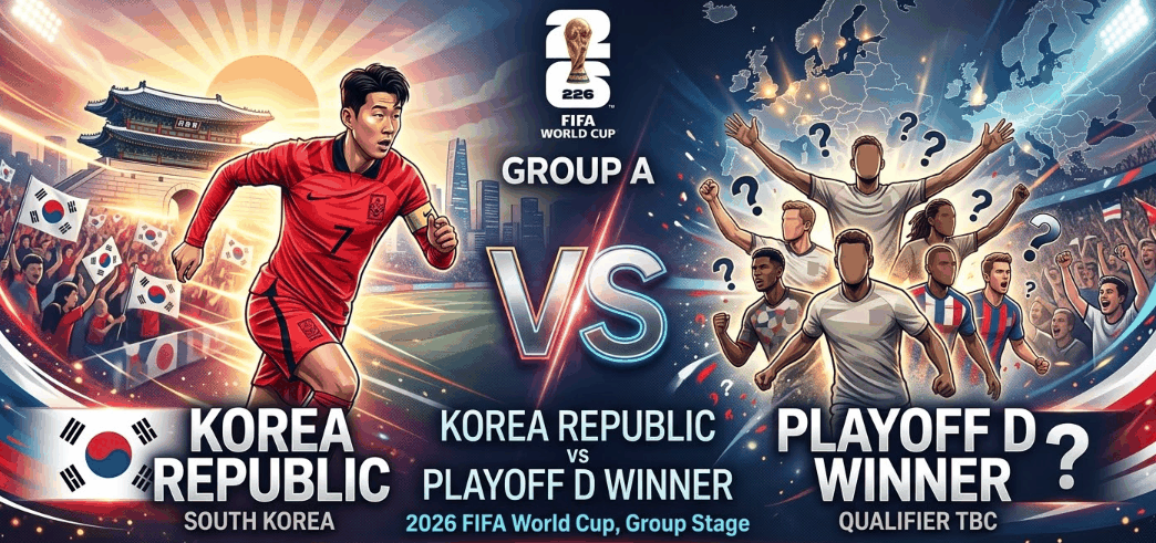 Korea Republic vs Playoff D Winner