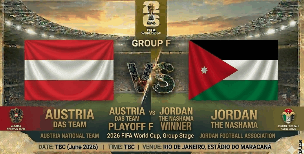 Austria vs Jordan
