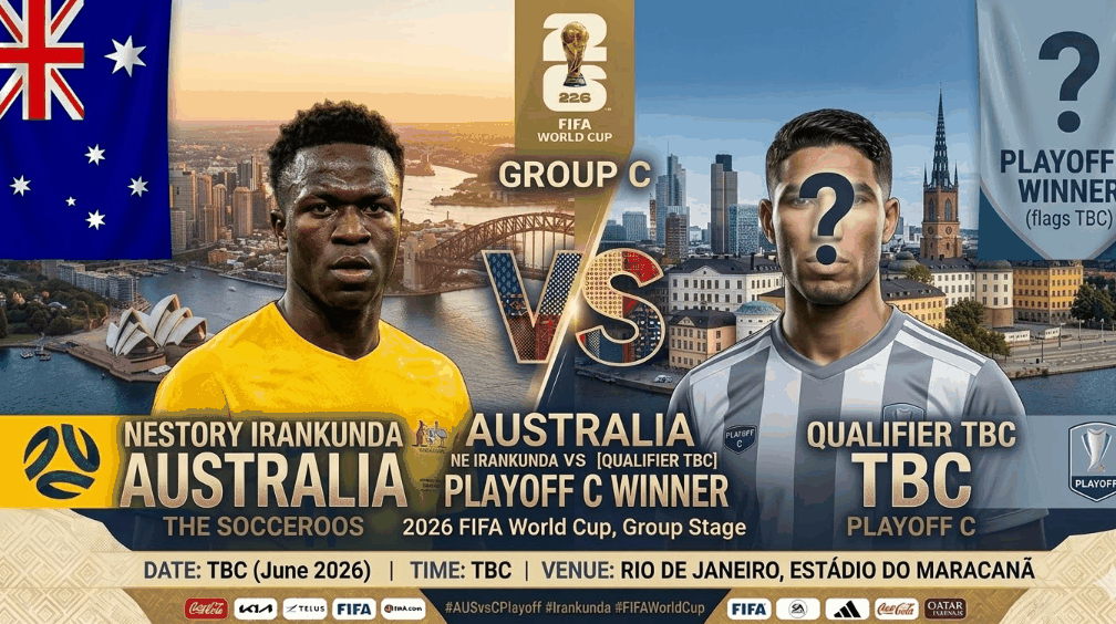 Australia vs Playoff C Winner